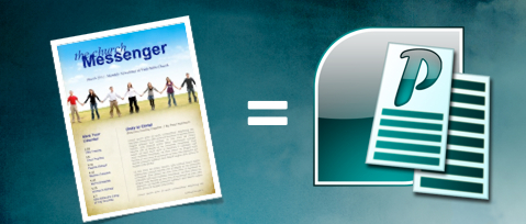 microsoft publisher newsletter template