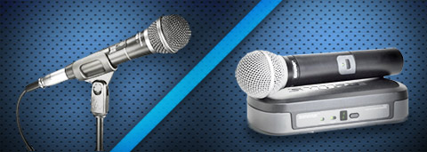Microphone Showdown - Wireless VS Wired Mics