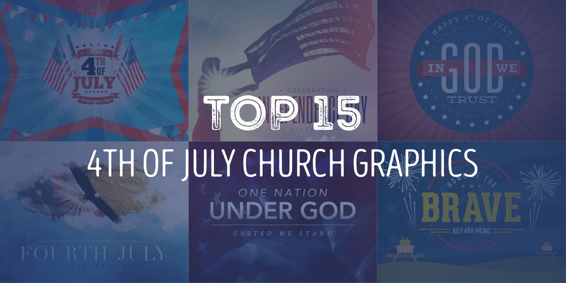 4th of July church graphics