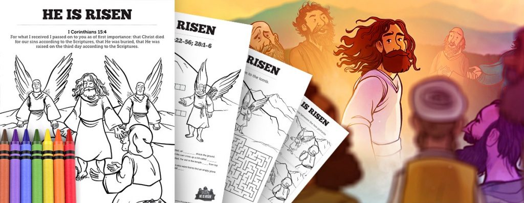 He Is Risen Easter Sunday School Lesson For Kids - Sharefaith Magazine