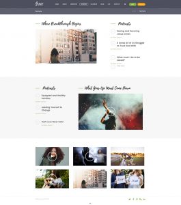 Brand New Outstanding Church Website Template - Sharefaith Magazine