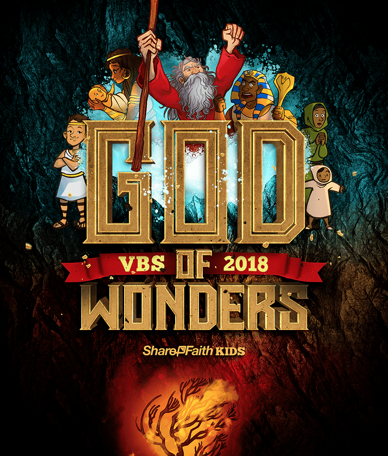 God Of Wonders vbs pensum For Ferie Bibelskole Og søndagsskole