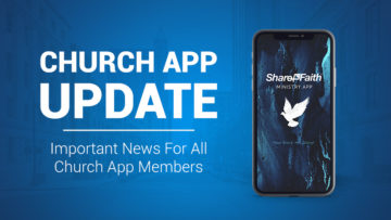 Sharefaith Church App Update